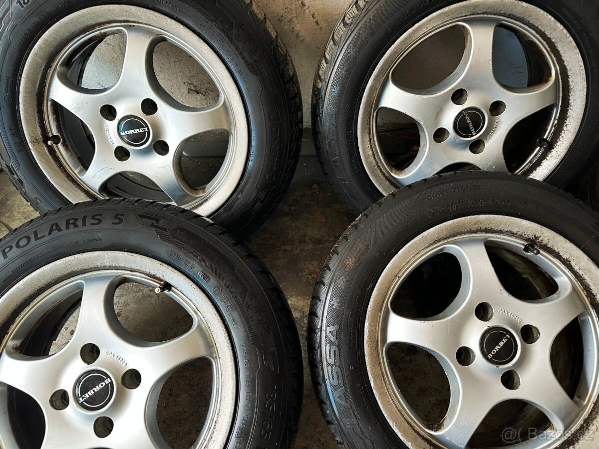 Sada alu kol Borbet 185/65 R15 4x108 Ford