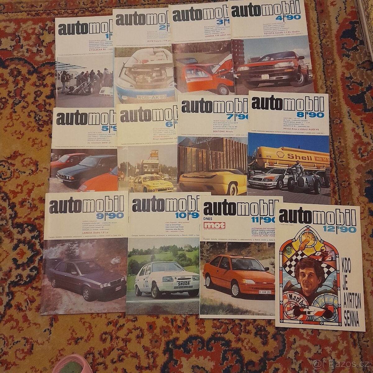 Časopis automobil ročnik 1990 komplet