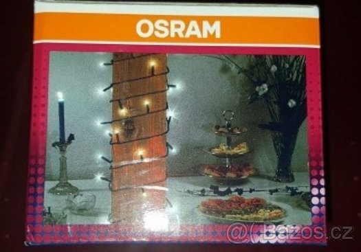 OSRAM VÝPRODEJ vánoční světýlka s 80ti LED žár.OSRAM