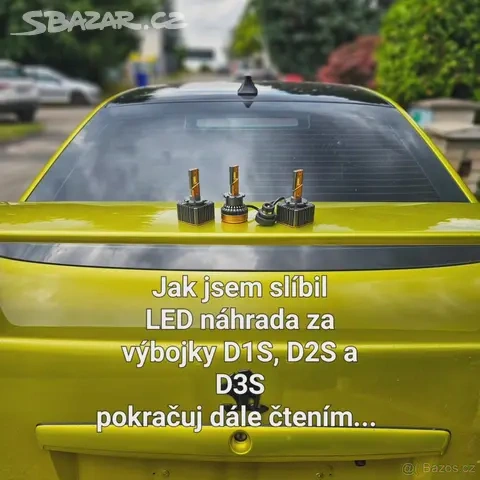 LED žárovky do xenonu D1S, D2S, D3S