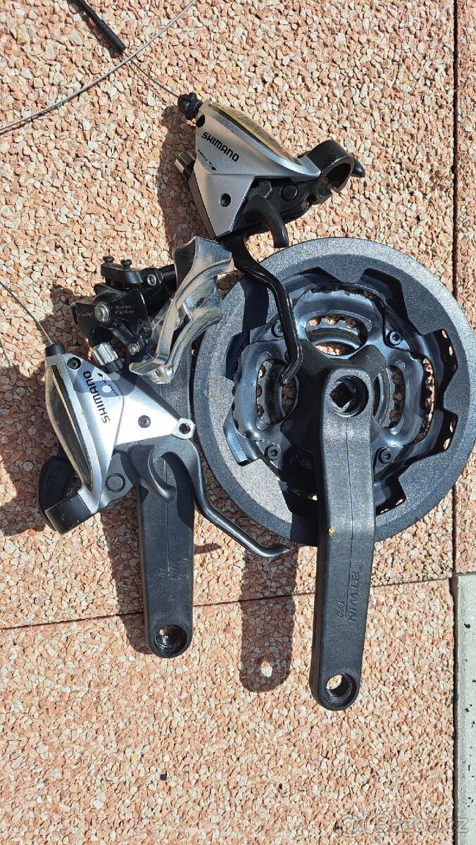 Součástky komponenty na kolo Shimano