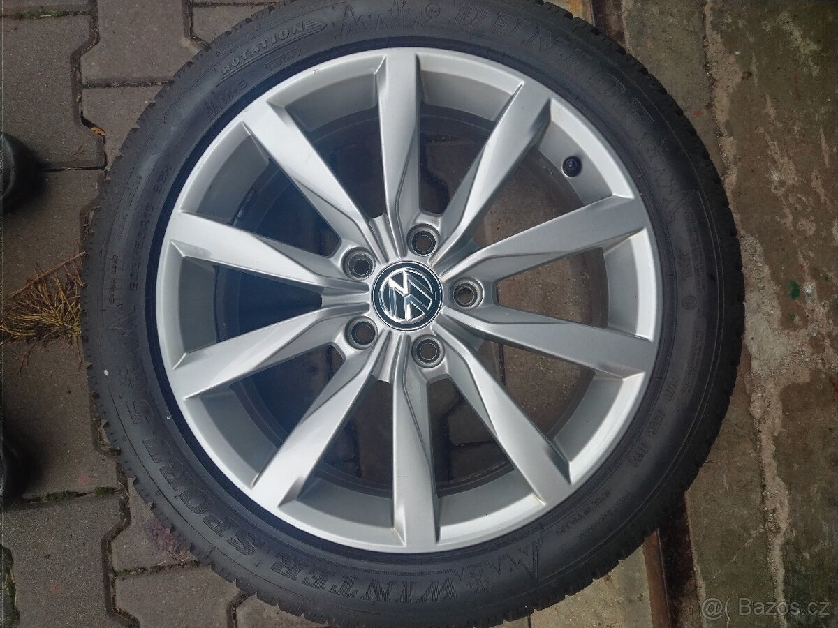 Alu VW 5x112 17” Dijon - pneu zimní