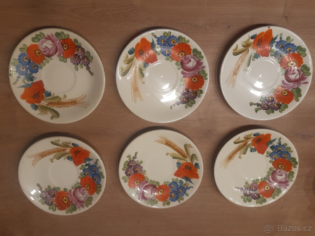 stará čajová souprava