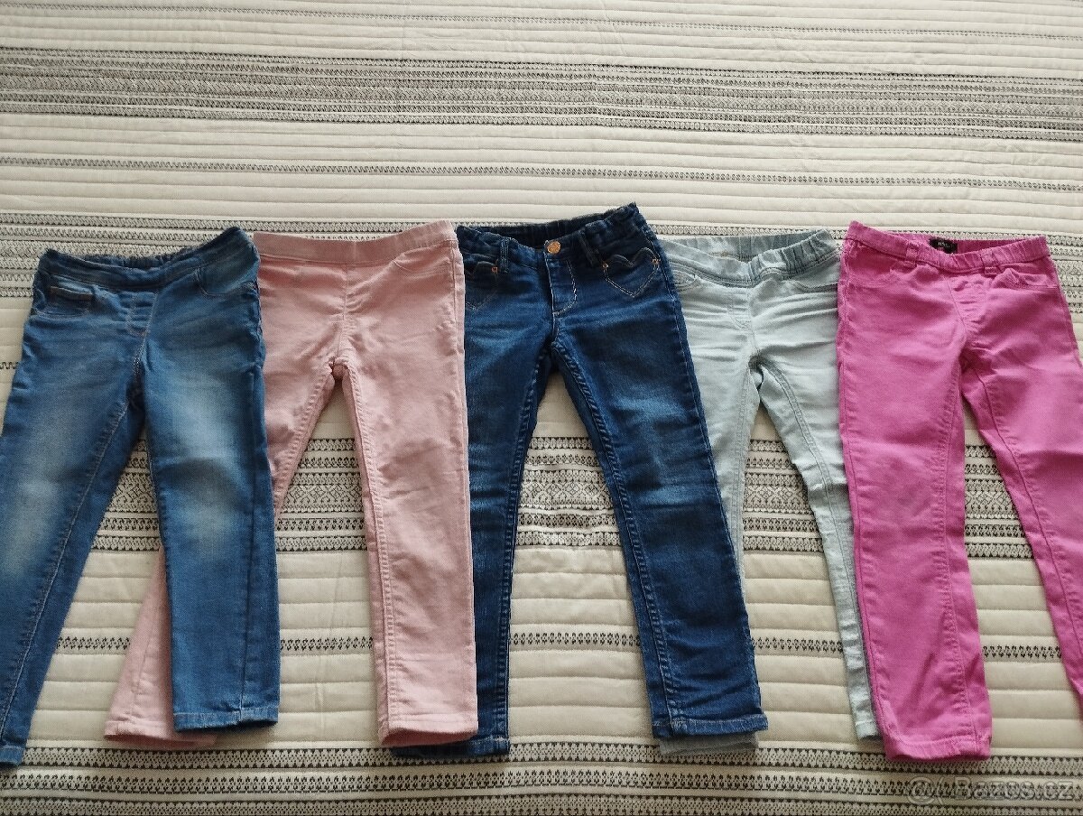 Dívčí set džíny 5ks Hm a Palomino vel.104/110