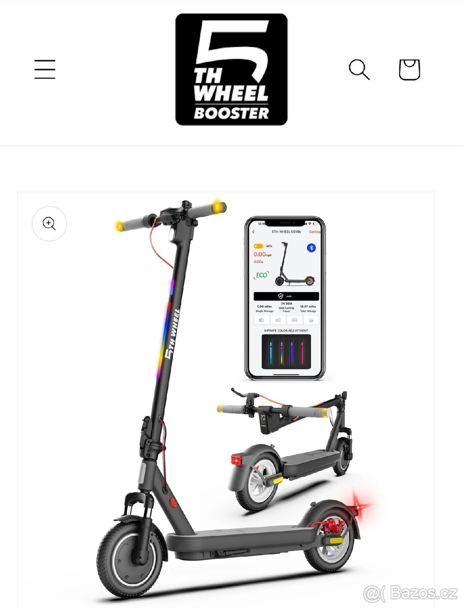 Elektro koloběžka 5th WHEEL V40PRO