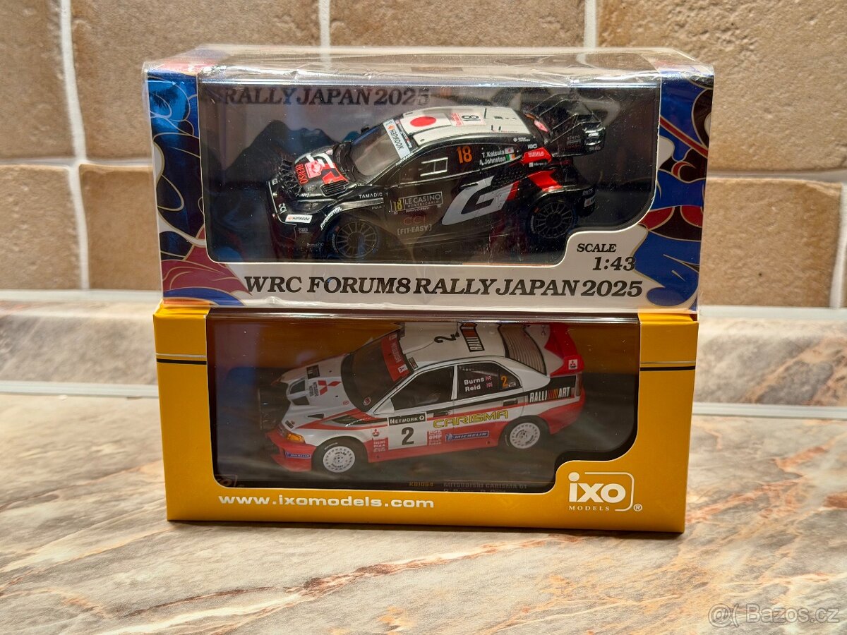 Japonské rally modely Ixo 1:43
