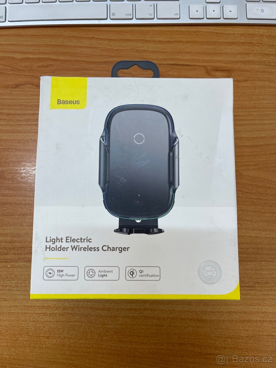 Držák na telefon do auta / nabíječka Baseus Light Electric