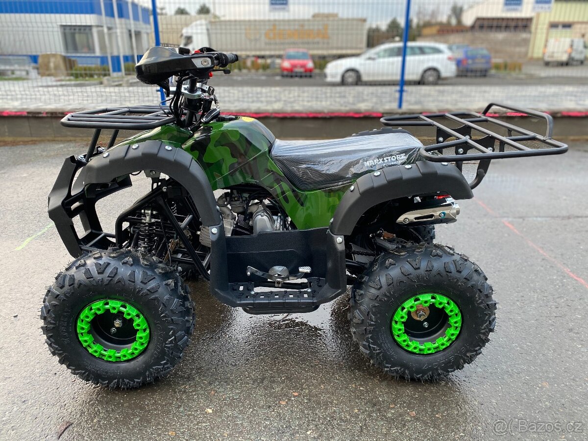 Dětská čtyřkolka Toronto 2025 125cc Deluxe - zelený maskáč