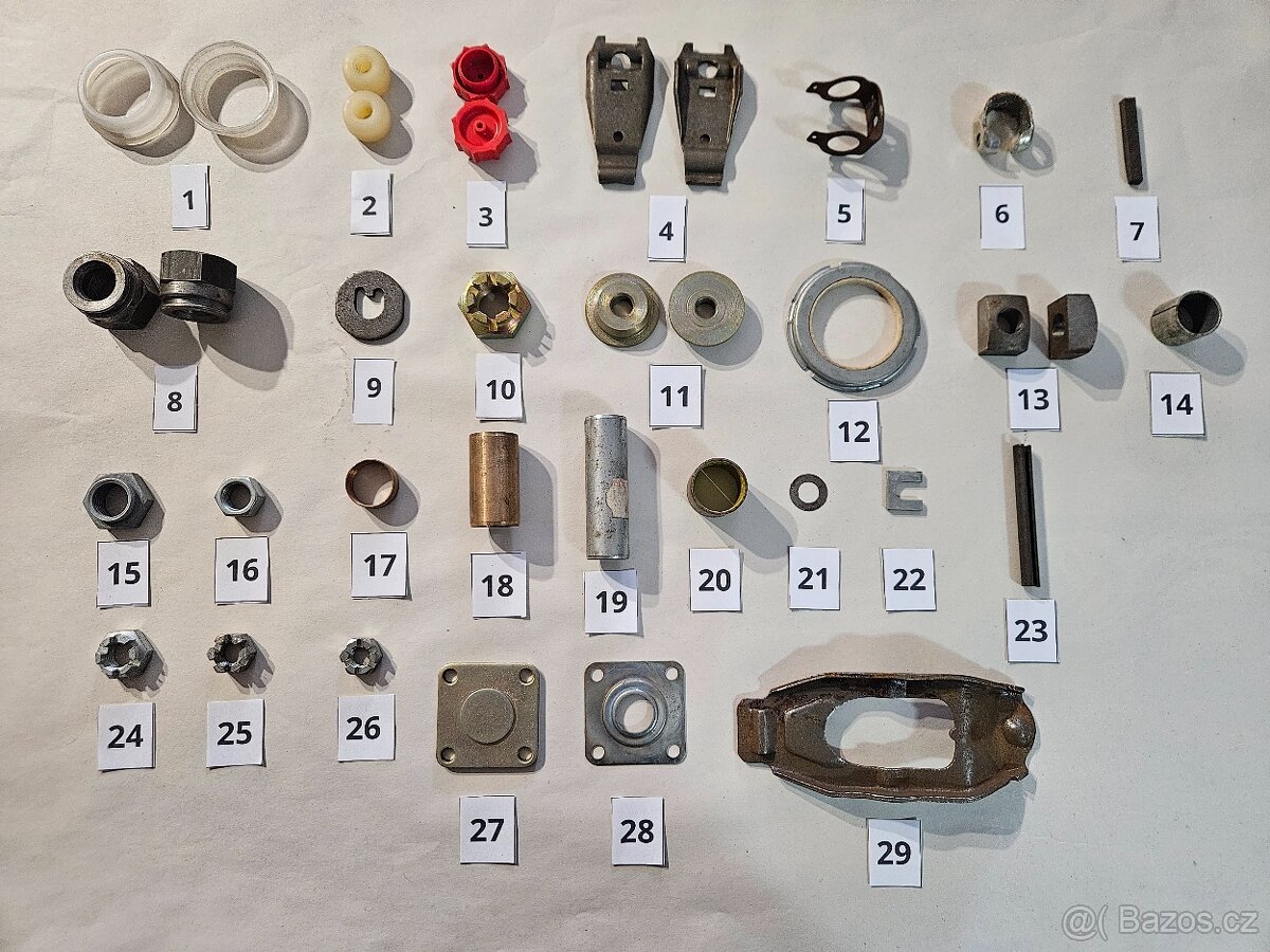 Díly na vůz Škoda 1000 MB