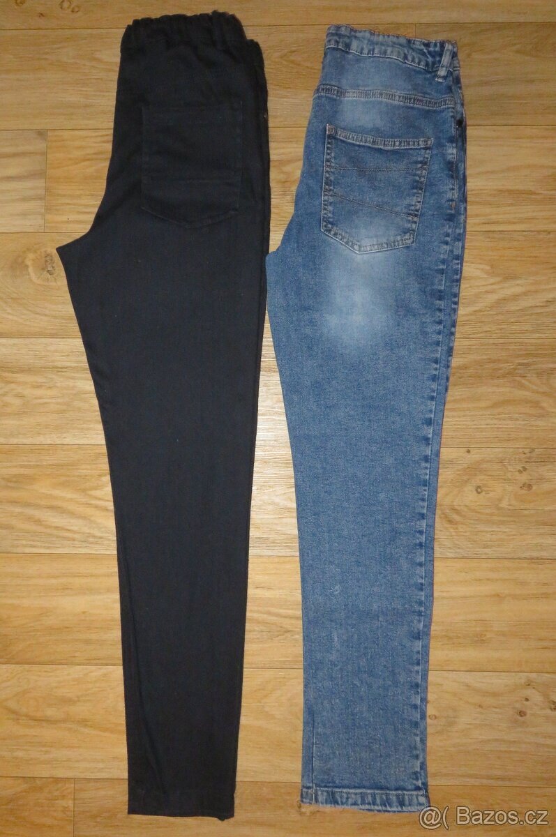 2x chlapecké džíny, vel 170