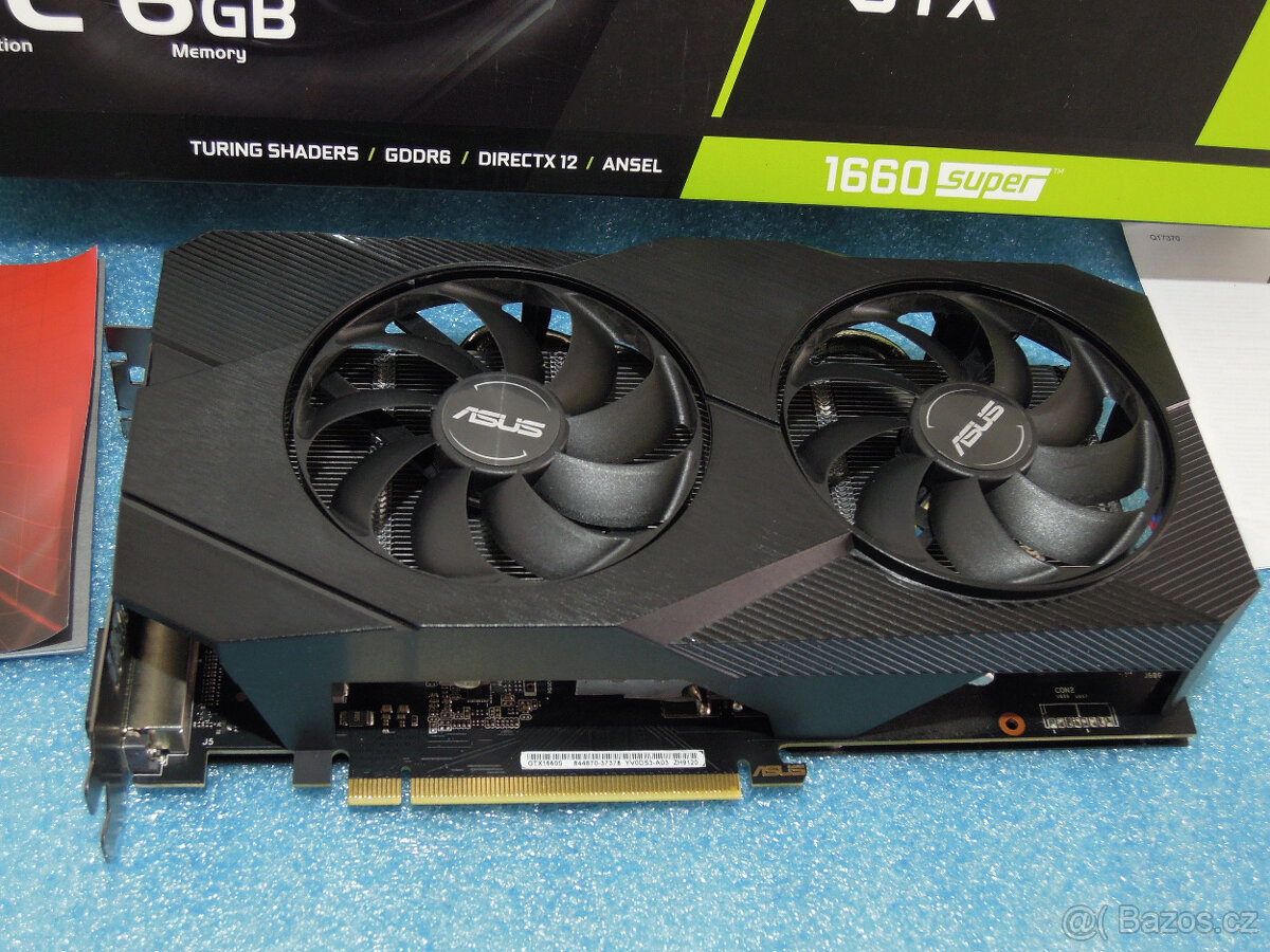 Herní grafika ASUS DUAL GeForce GTX 1660 SUPER O6G EVO