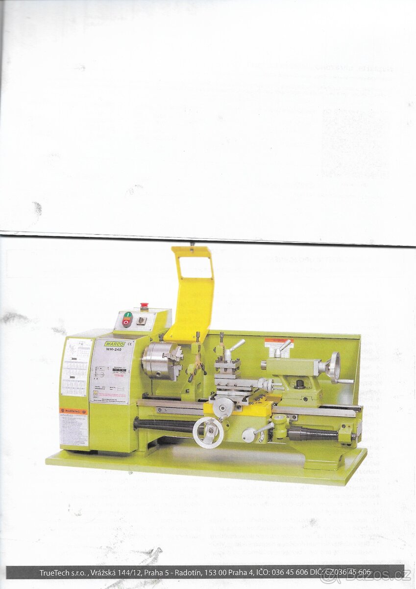 Soustruh Warco WM240B