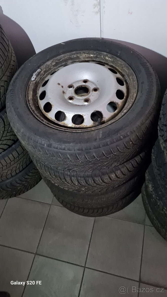 5 X 112 PLECH KOLA 205/55/16 94H - ET 50 - ZIMNÍ - Č - 83