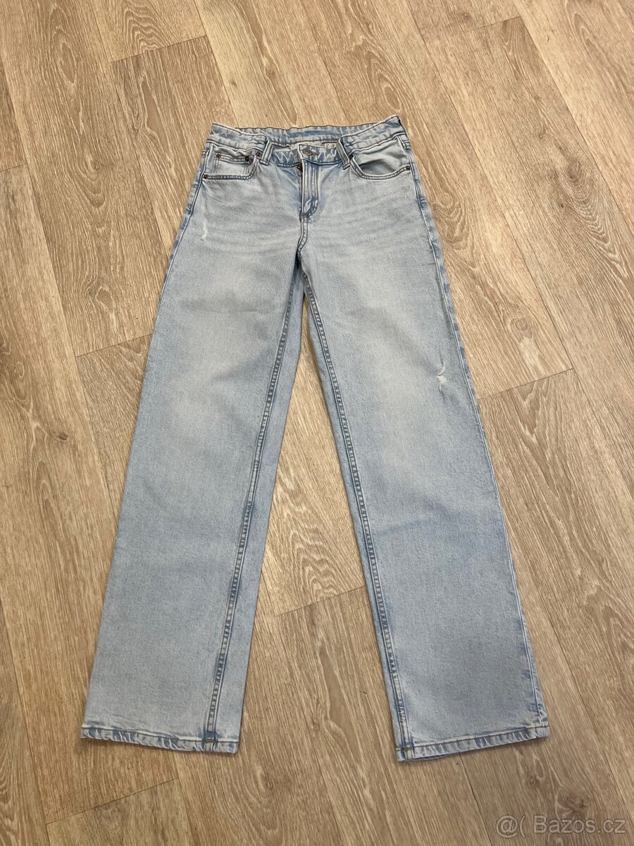 Dívčí široké rifle 164 H&M