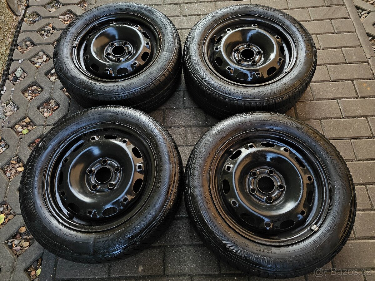 Letní kola 5x100 Škoda Fabia R14 6J ET43 185/60