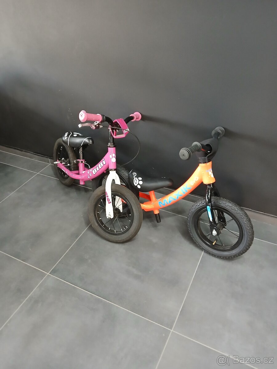 Odrážedla Maxík MAX1 Evo Lite a Bibi