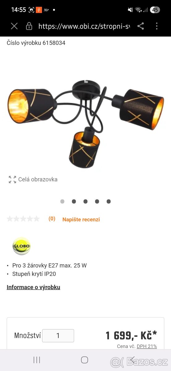 Bodové svítidlo