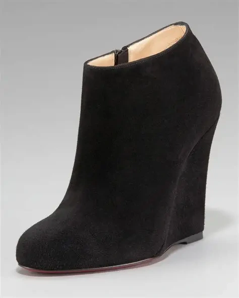 Christian Louboutin Belle Zeppa 100 wedge ankle boots