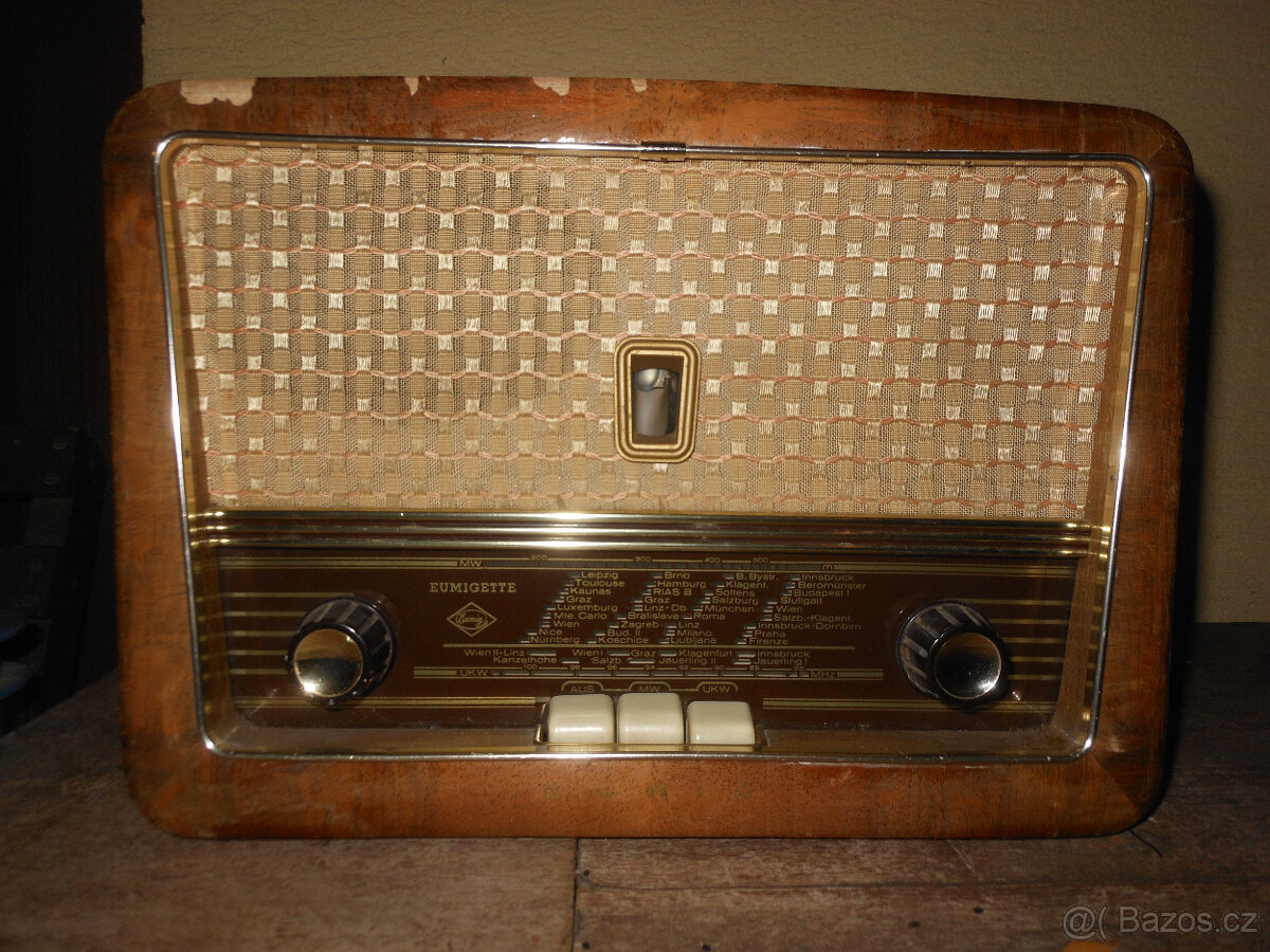 Staré rádio Eumig - Eumigette U
