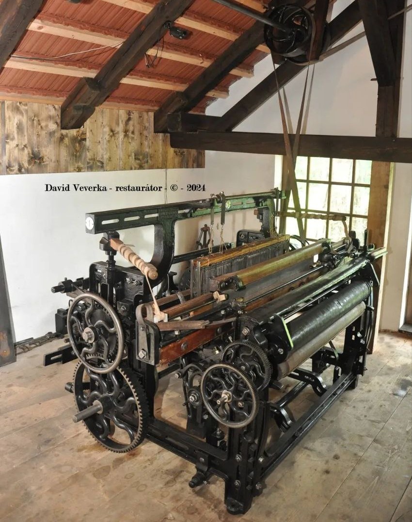Mechanický tkalcovský stav tkalcovna
