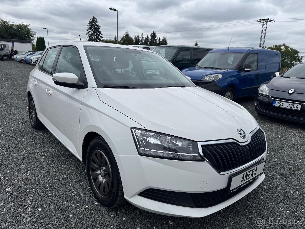 Škoda Fabia III 1.0 Tsi, 2021,170 tis km, 1. Majitel,ČR