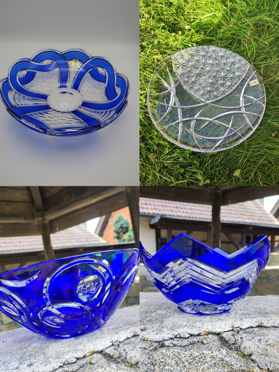skleněné talíře a mísy ceasar crystal