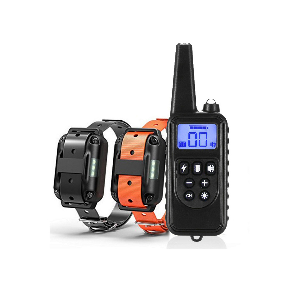 Elektrický výcvikový obojek pro 2 psy Patpet 776