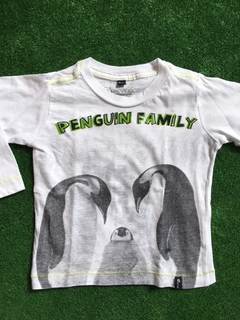 Dětské tričko s tučnáky, vel.86, TOP STAV