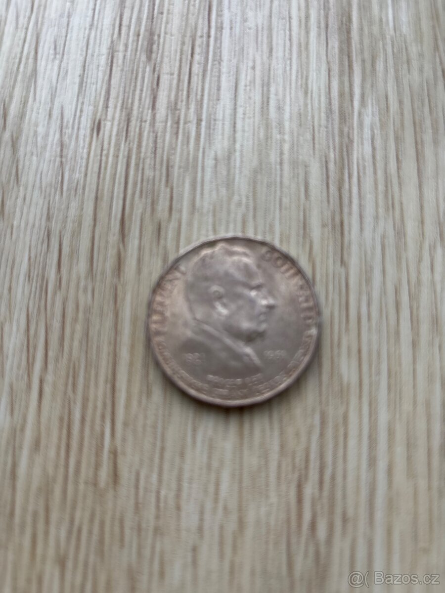 mince 100 Kčs Klement Gottwald 1921 - 1951