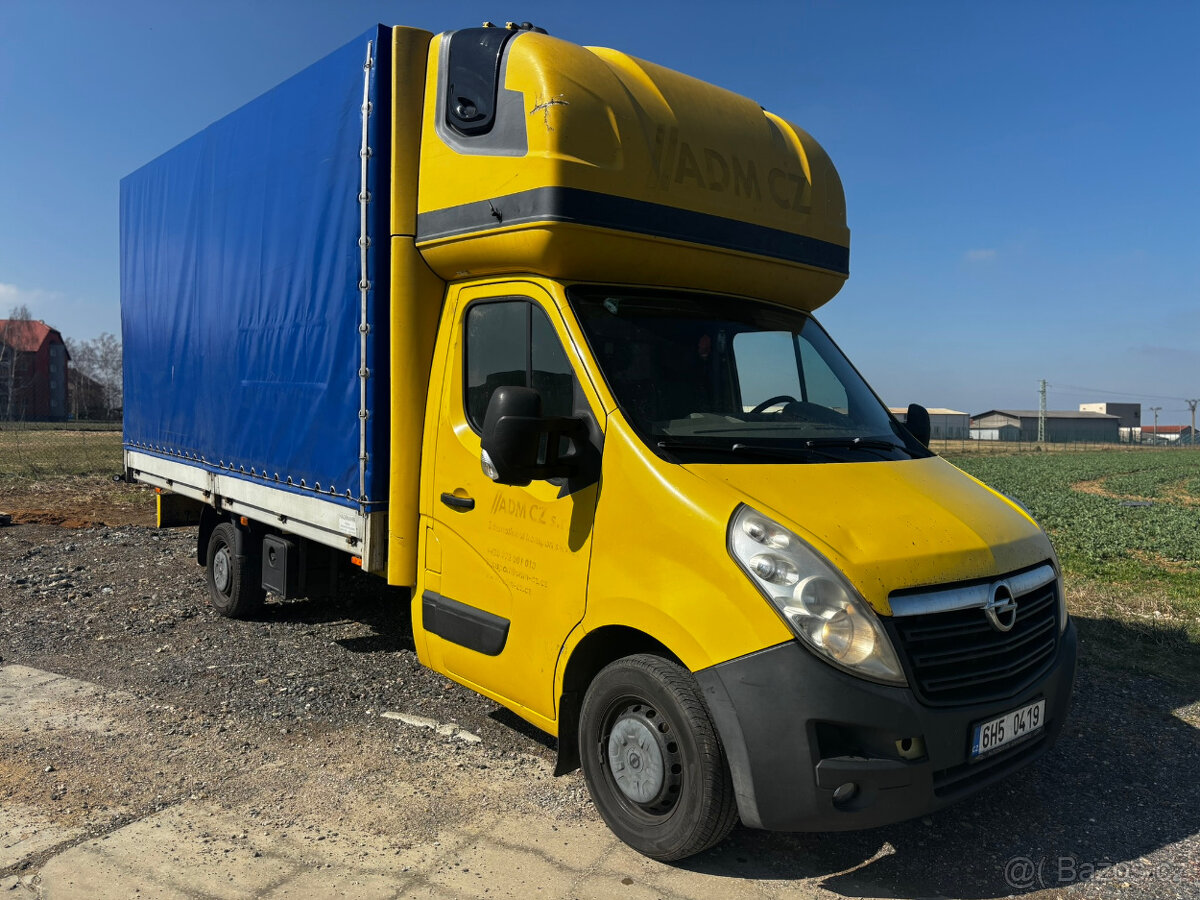 Opel Movano 2.3 BiTurbo 125kW, Valnik - plachta, Tažné,Klima