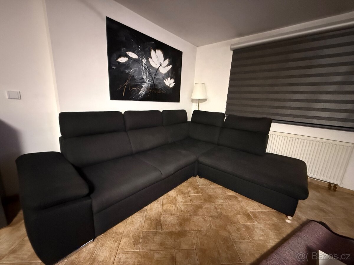 Rohová sedací spuprava