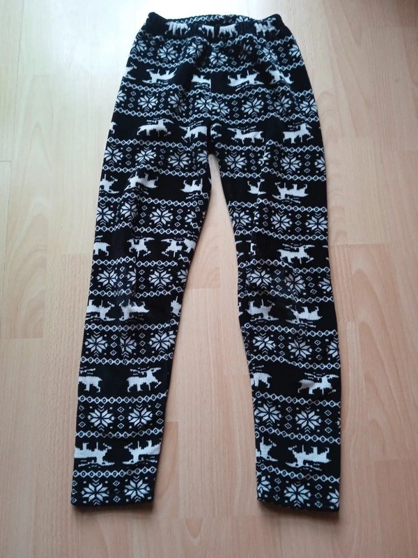 Vyteplené legíny vel. 140/145