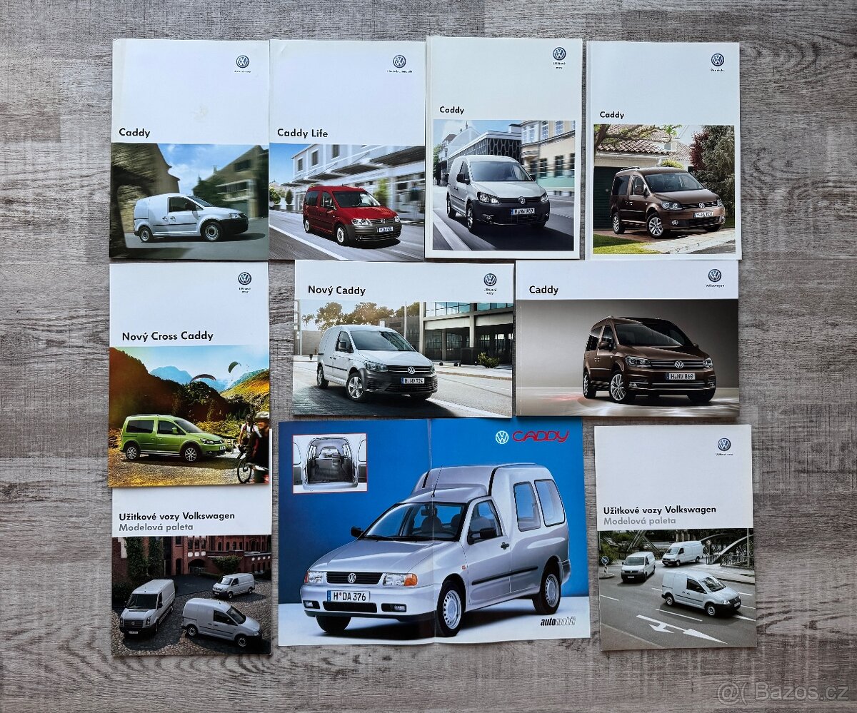 VW Caddy prospekty - VW Caddy katalogy