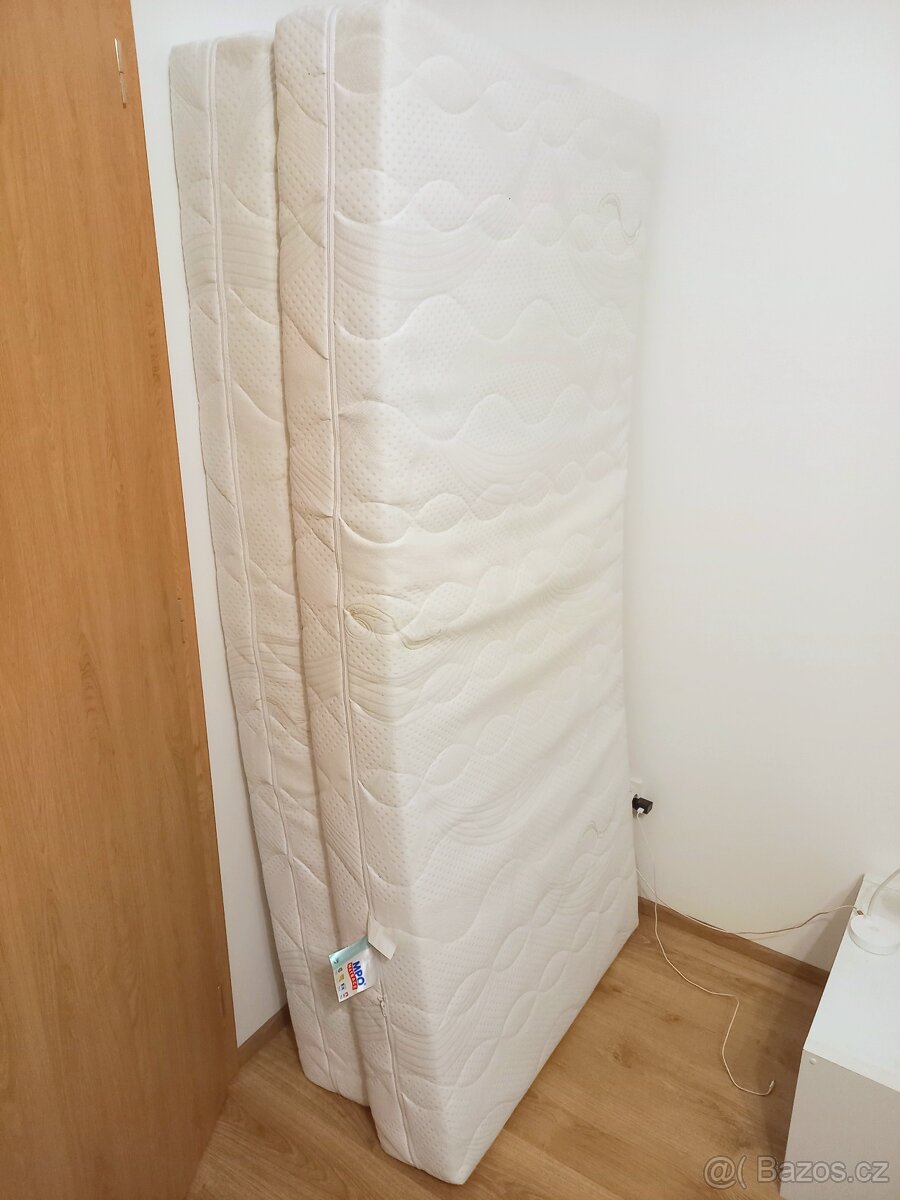 2x zánovní matrace MPO 90x200 cm z paměťové pěny