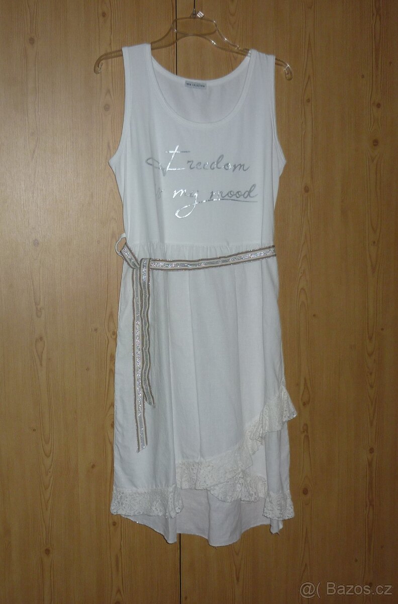 Bílé šaty Moda Italia