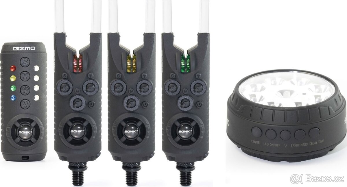 Hlásiče Sonik Gizmo 3+1 + lampa do bivaku