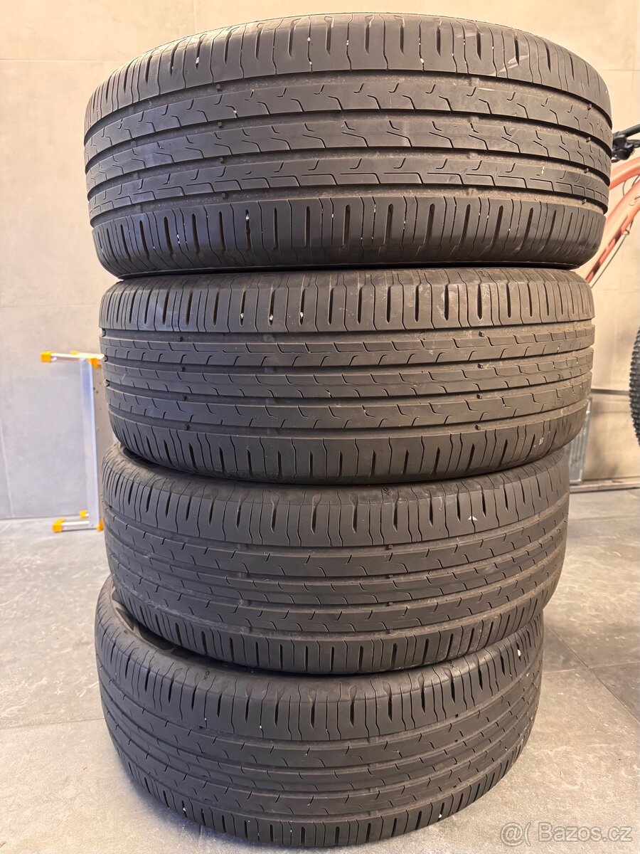 4x letní pneu Continental 205/55 R17 91V 4,5-5,5mm (05/2021)