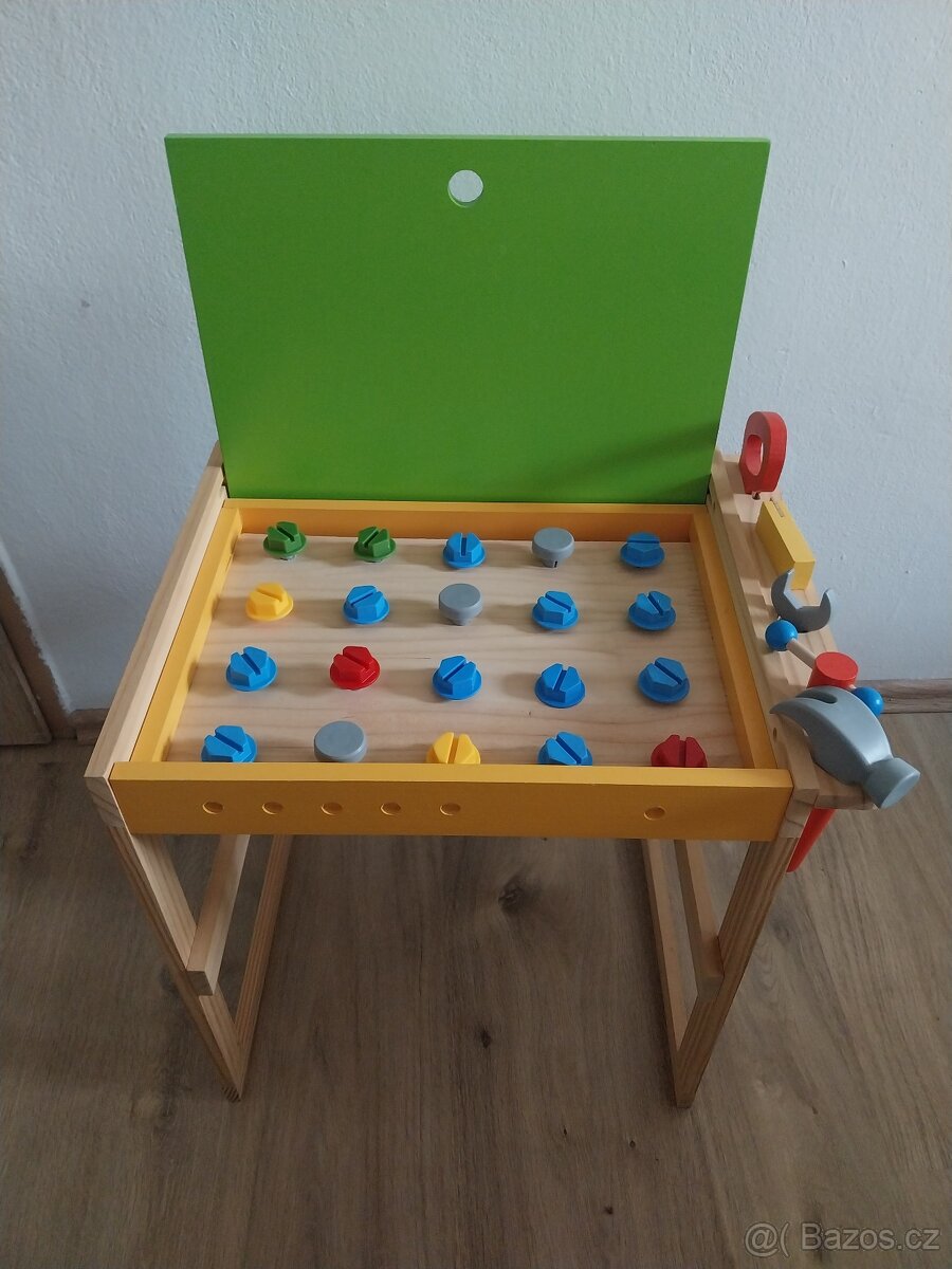Dřevěný stolek Ball auto velké auto
