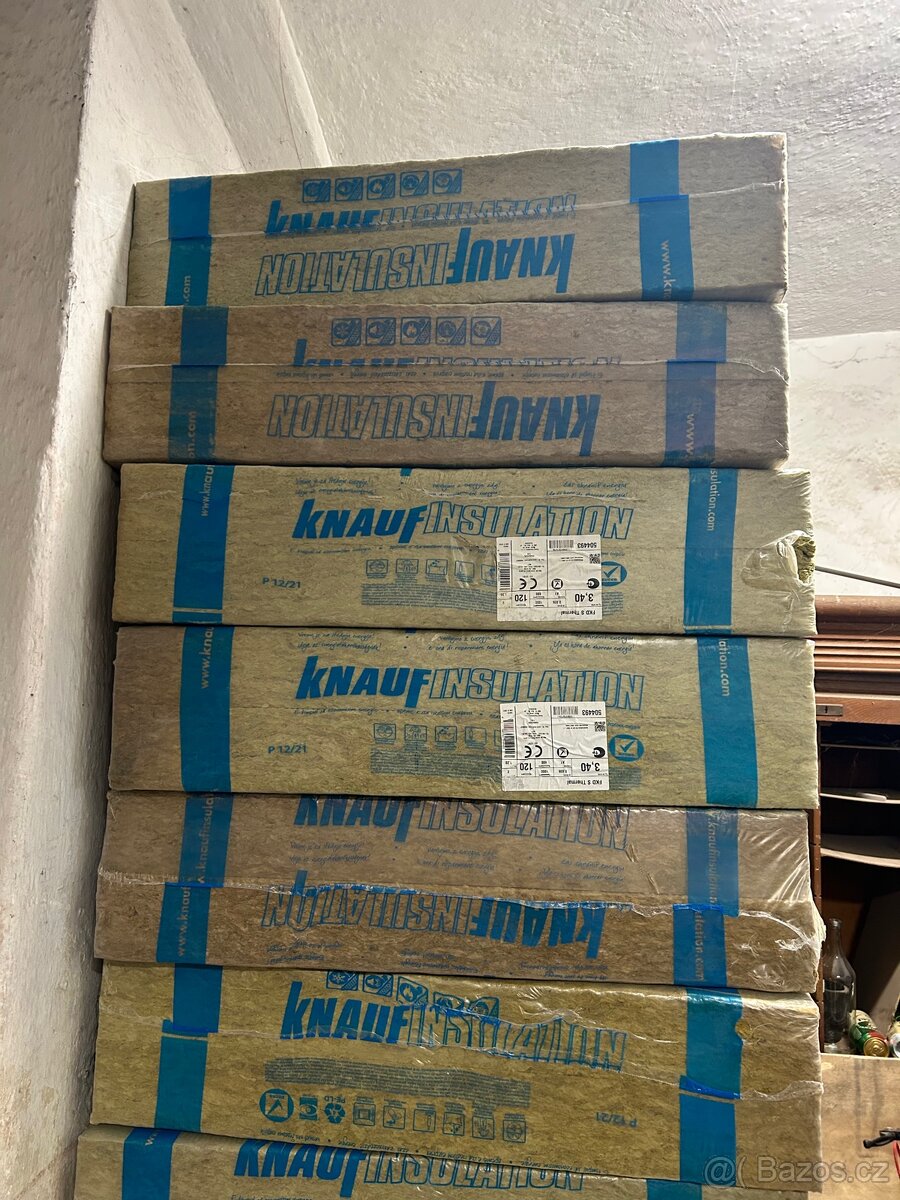 Prodám zbytky nové nerozbalené vaty Knauf + Ursa