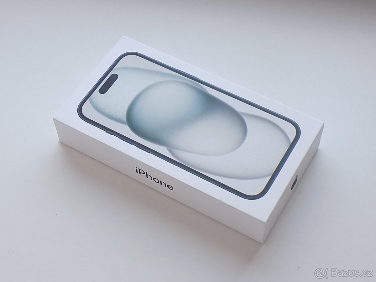 APPLE iPhone 15 128GB Black - ZÁRUKA - 100% BATERIE