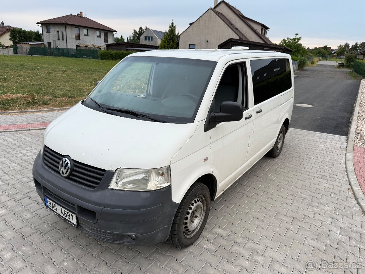 VW Transportér 2.5 TDI 128kw, manuál,2008,klima,ČR 1.majitel