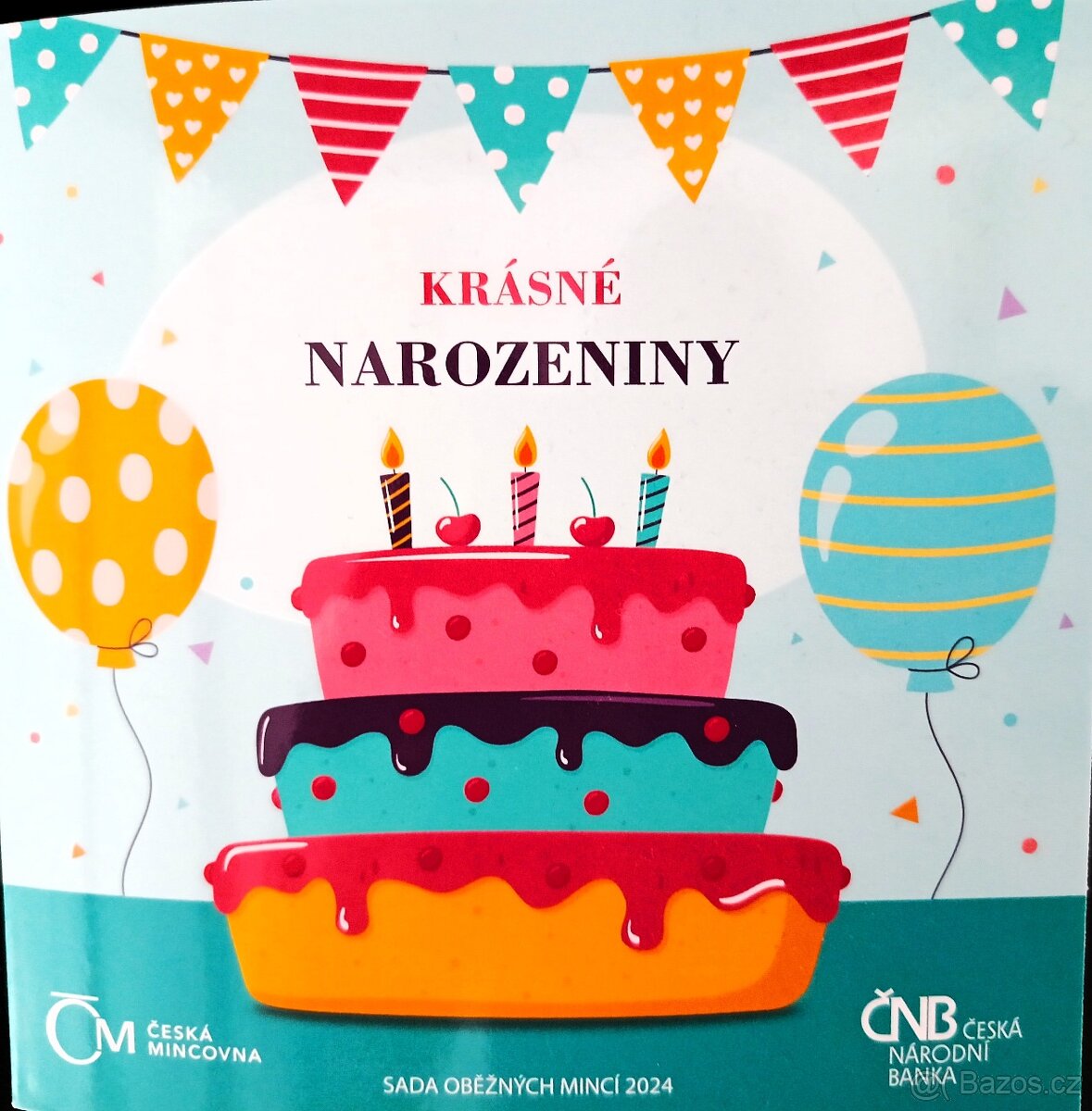 Oficiální sada mincí ČR Krásné narozeniny 2024
