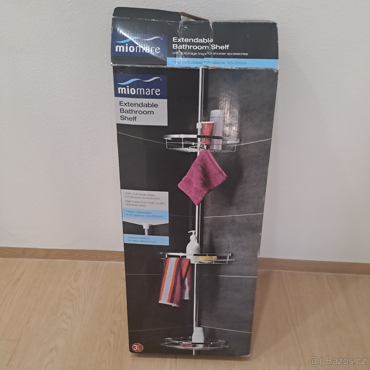 Teleskopický koupelnový držák - nový