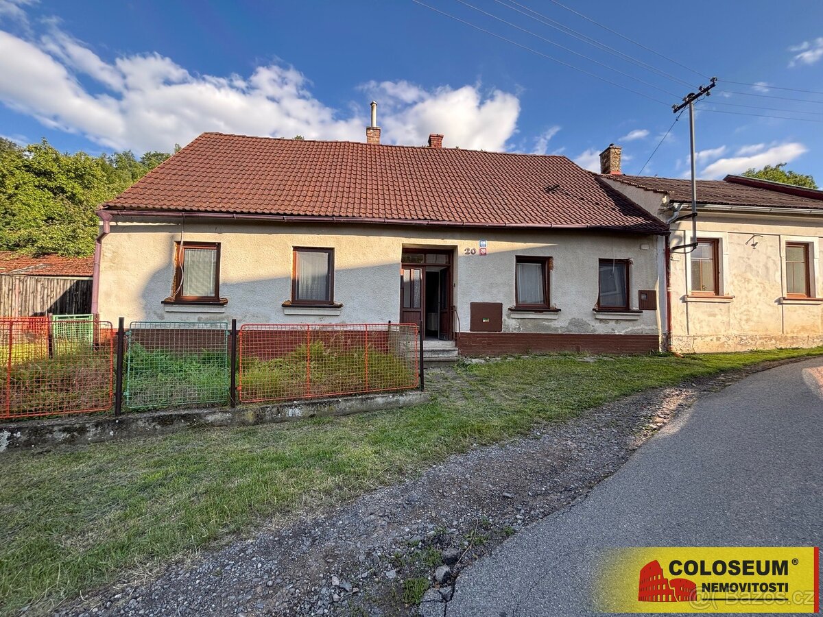 Moravská Třebová, chalupa 2+1, 72 m2 zahrada, – chalupa