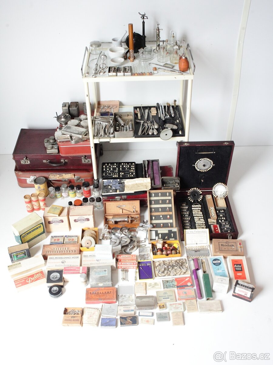 Kolekce Zuby Zubařina Zubařské Nástroje Dentist