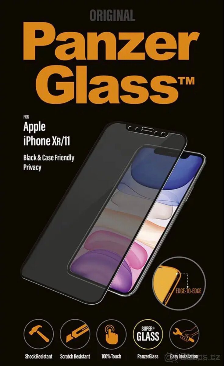 PanzerGlass pro Apple iPhone XR/11 černé