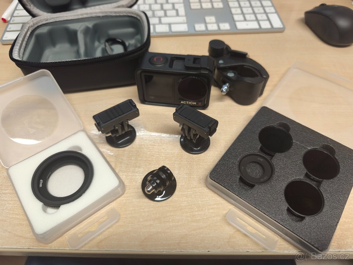 Dji Action 4 včetně plno příslušenství.