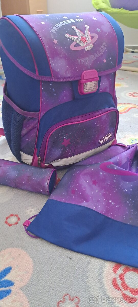 Školní aktovka set zn. Herlitz - (vhodné pro 1.-3.třídu)