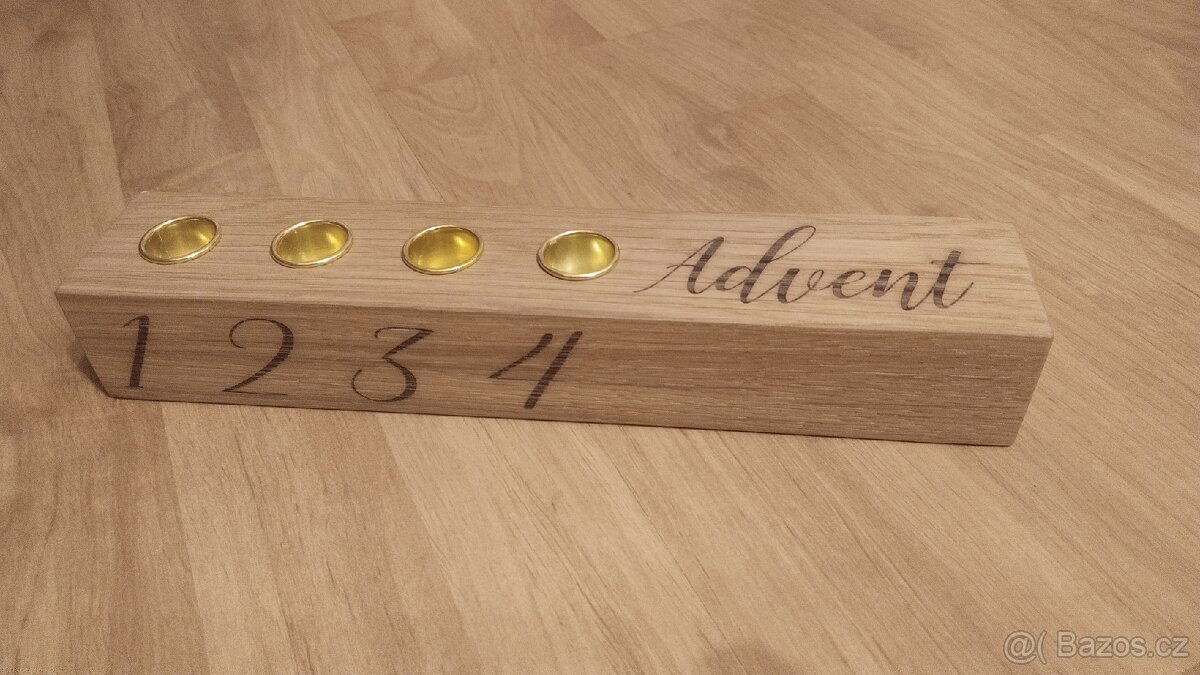Adventní dubivý svícen nový