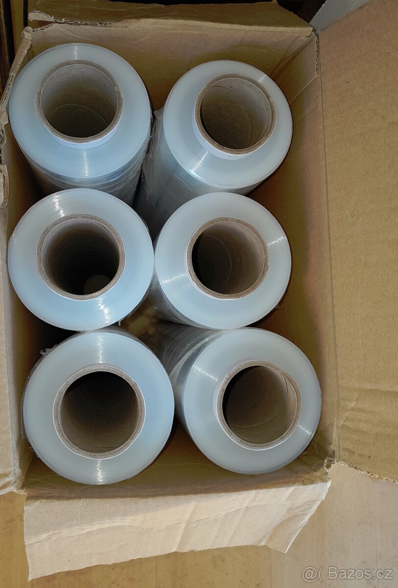 Stretch strečová balicí folie 20 mikronů větší role 2,5Kg